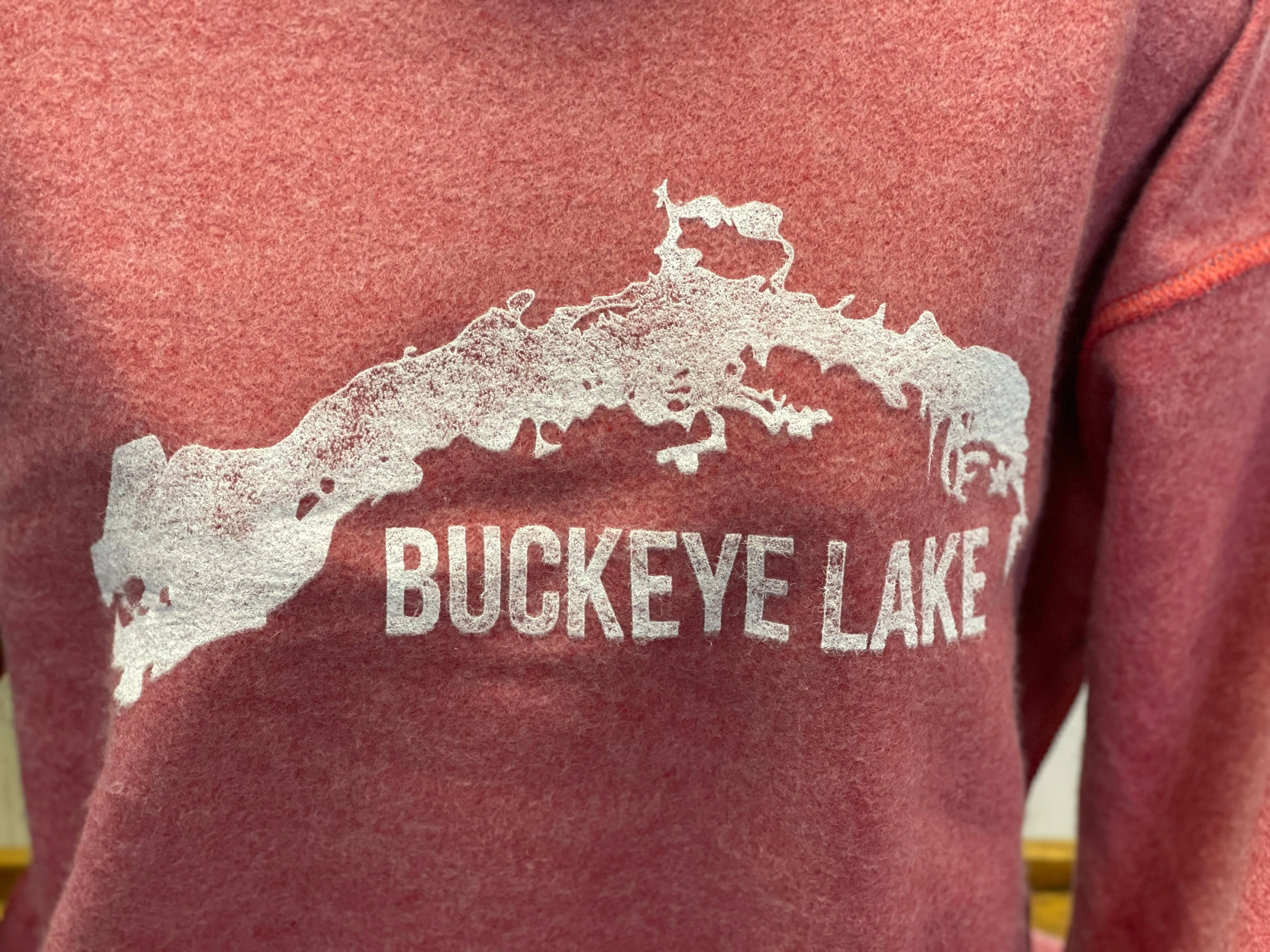 Lake Outline With Buckeye Lake Sweatshirt