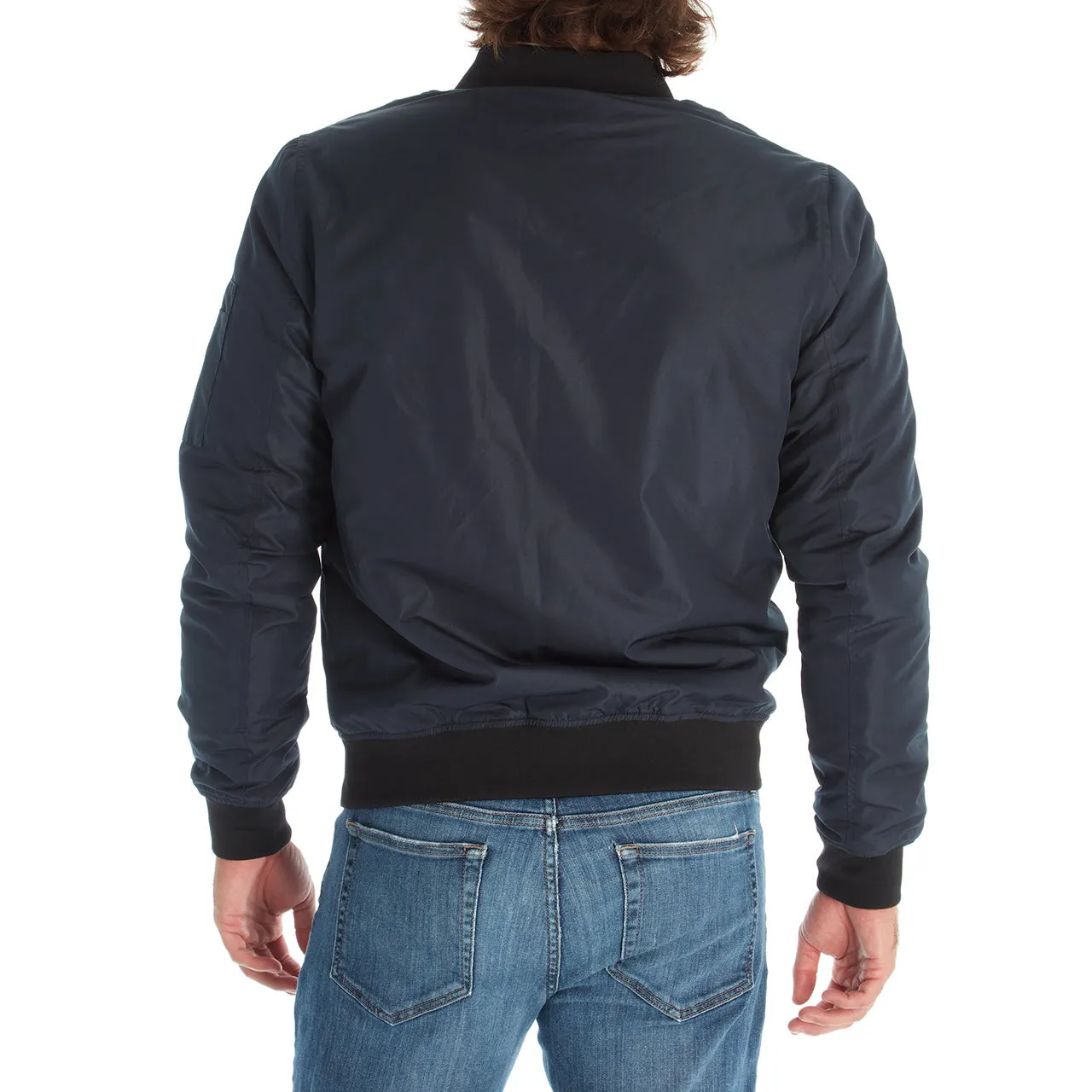 Lewis Sherpa Lined Bomber Jacket