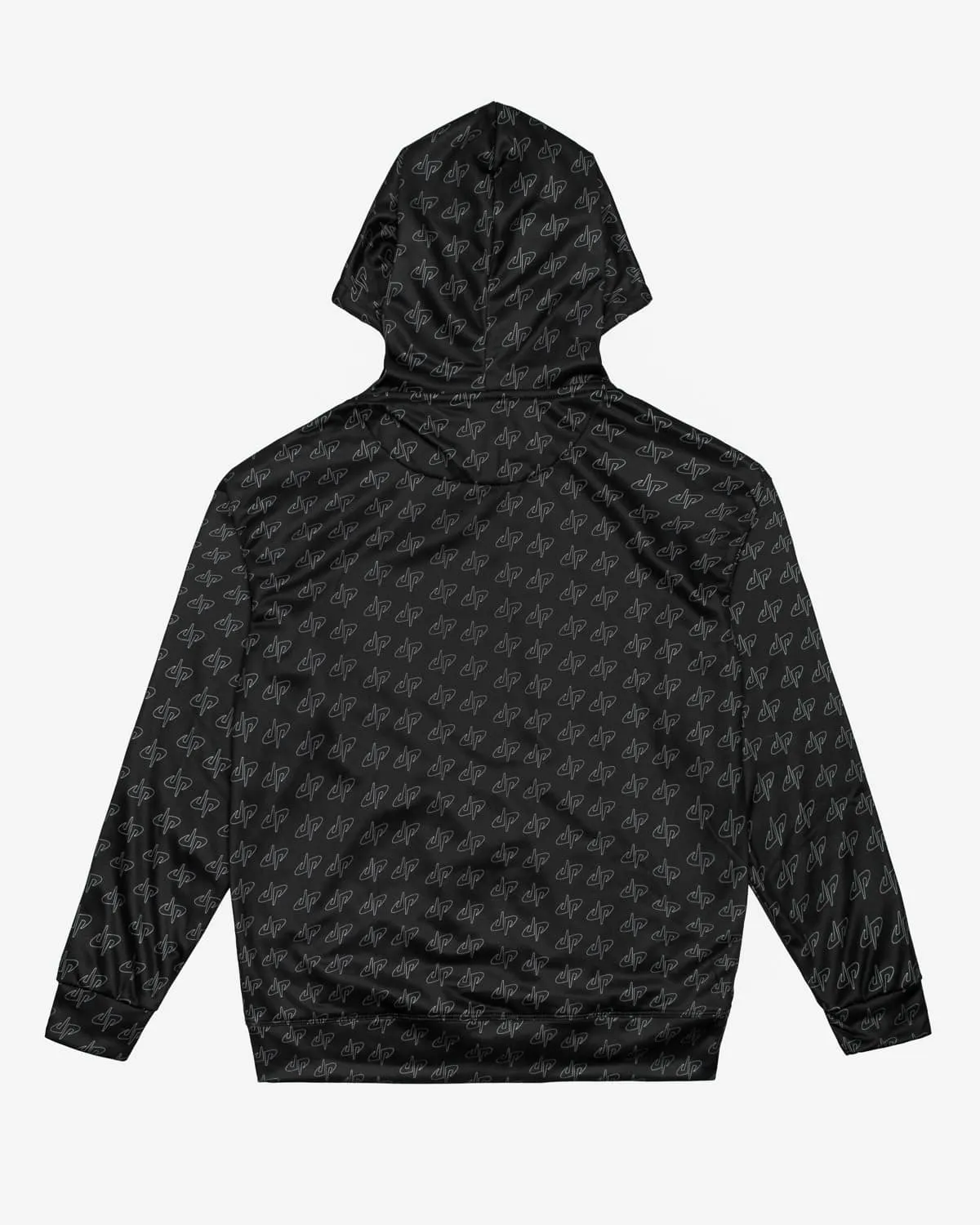 Logo All-Over Print Hoodie (Black)