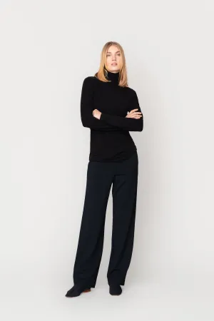 Maire Wool Blend Trousers Black