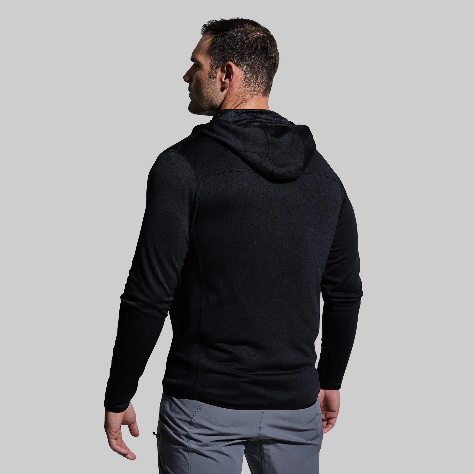 Men's Quiver Full Zip Hoodie (Black)