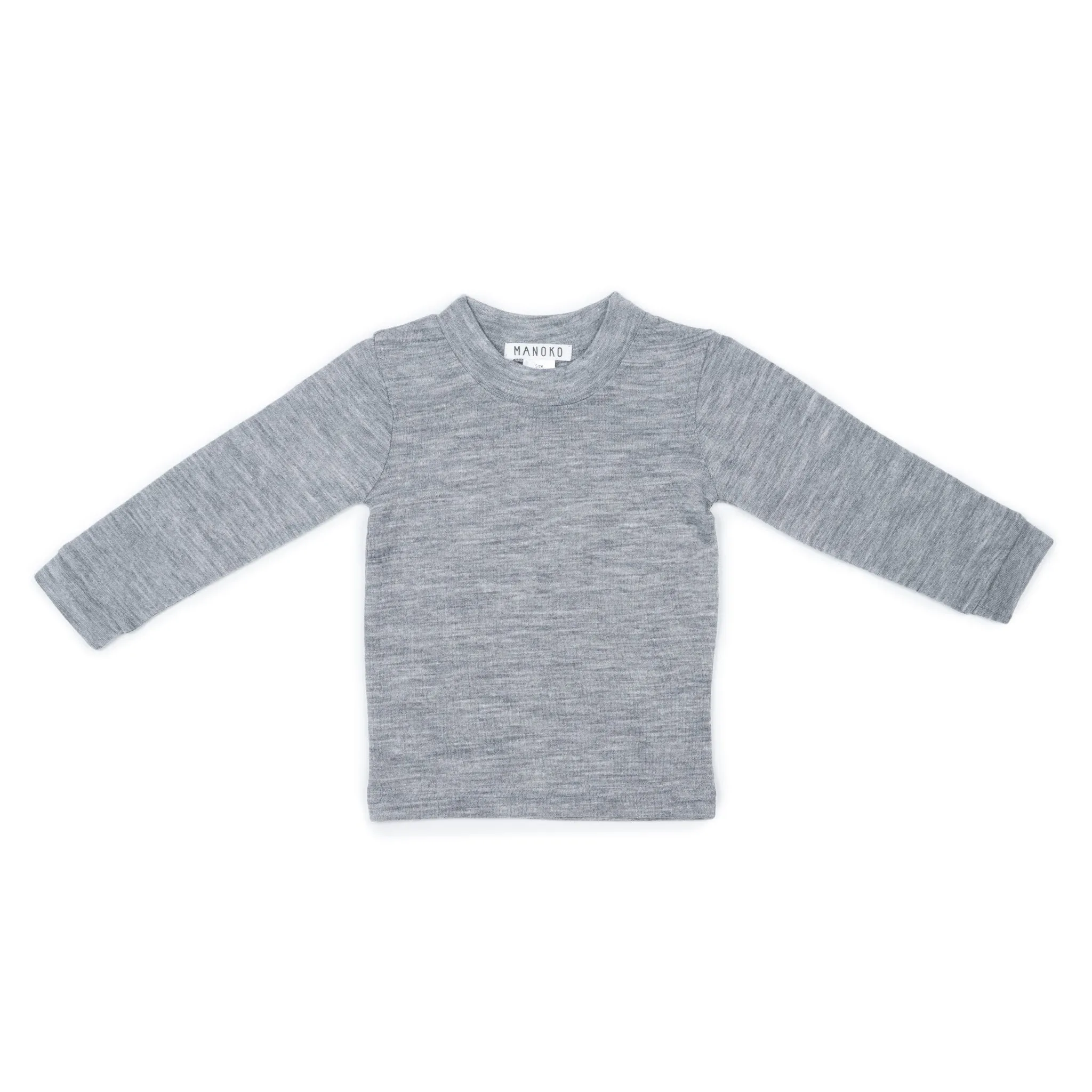 Merino wool top GREY