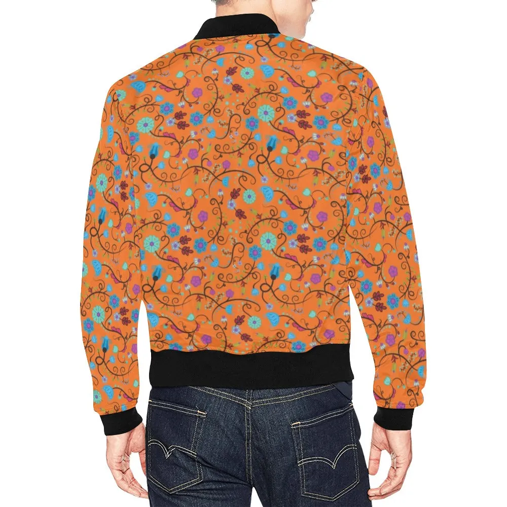 Nipin Blossom Carrot Bomber Jacket for Men