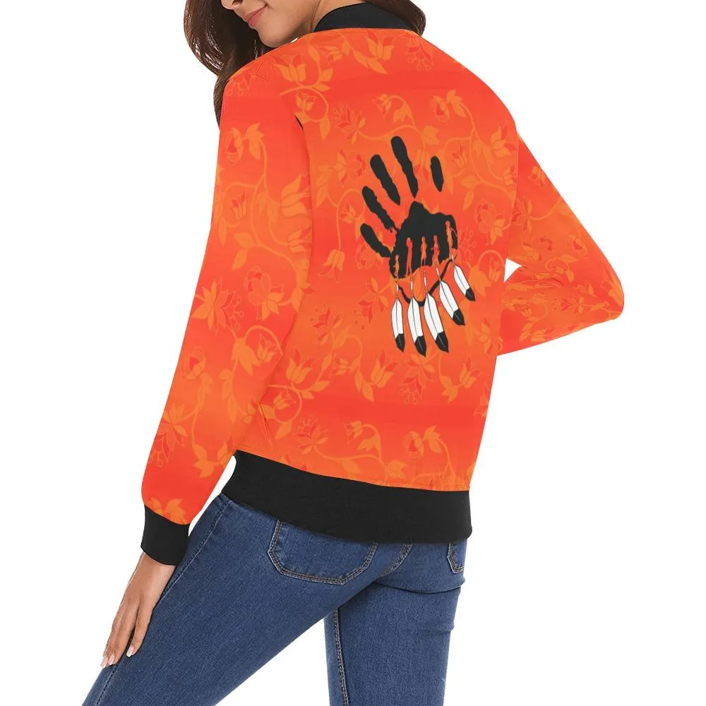 Orange Days Orange A feather for each Bomber Jacket for Women