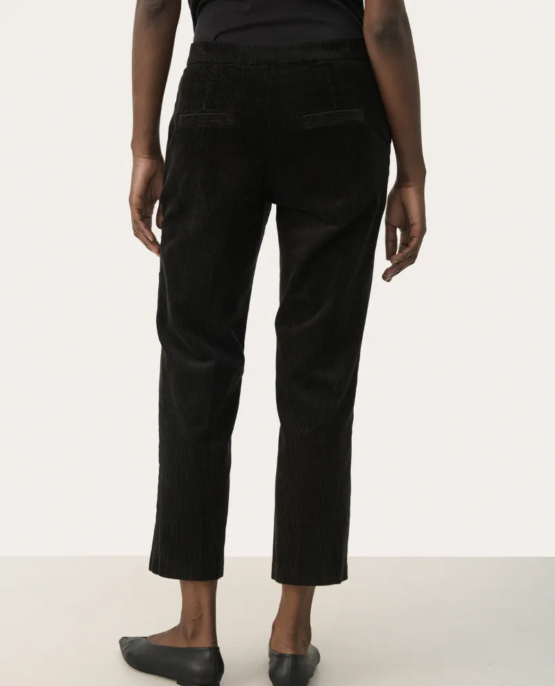 Part Two Mishas Black Cord Trousers