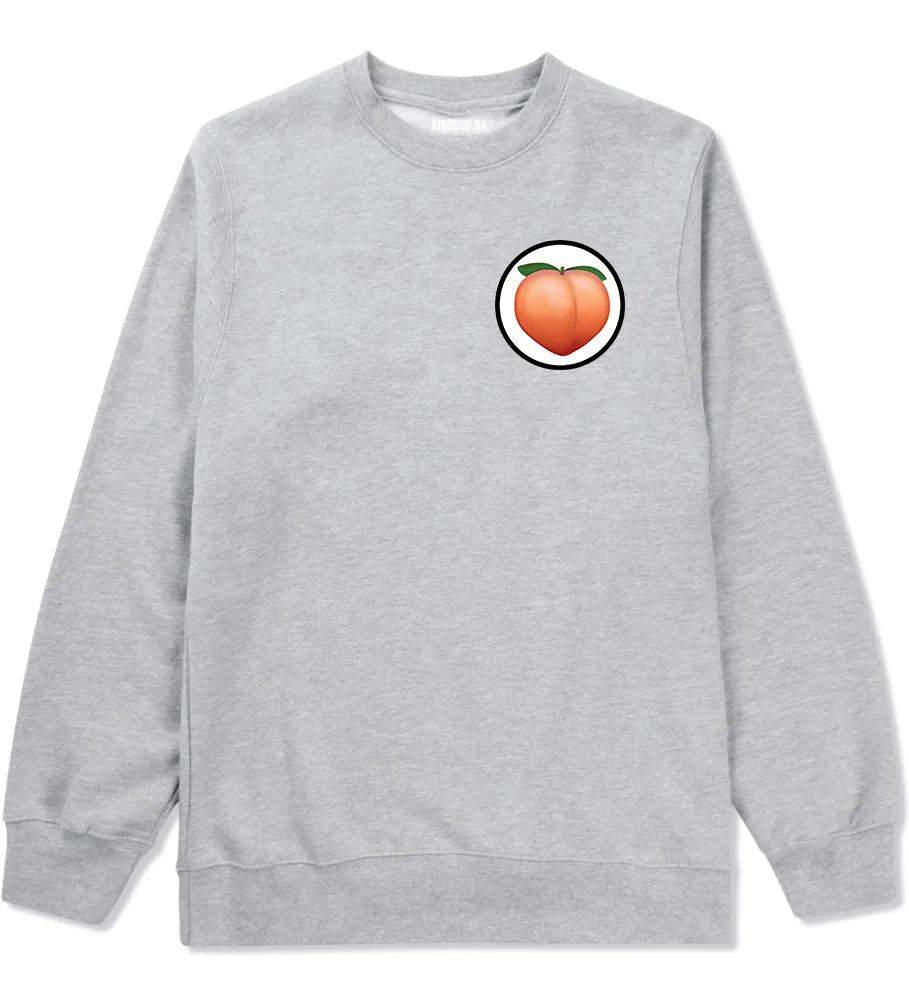 Peach Chest Mens Crewneck Sweatshirt