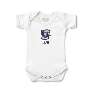 Personalized Creighton Bluejays Bodysuit