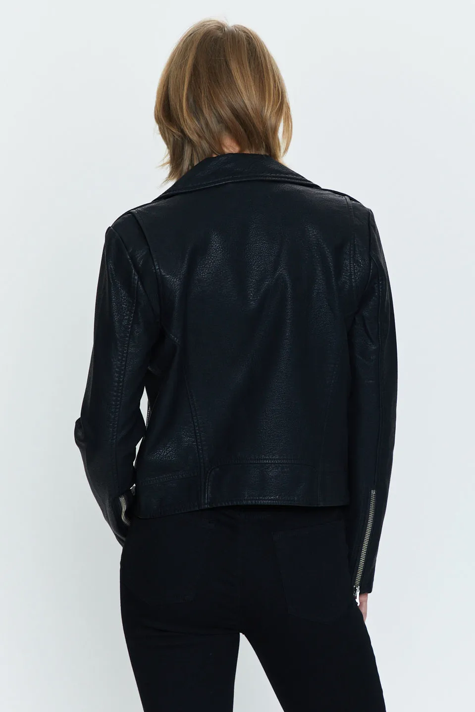 Pistola Nicolette Moto Jacket in Noir