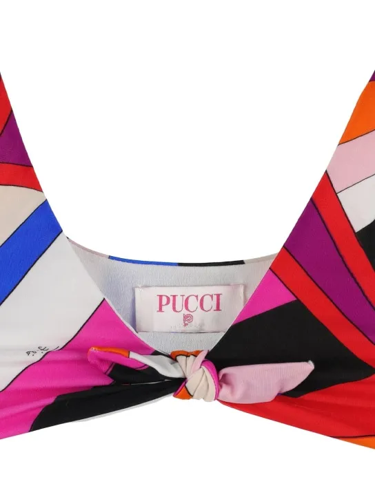 Pucci   Printed lycra bikini set 