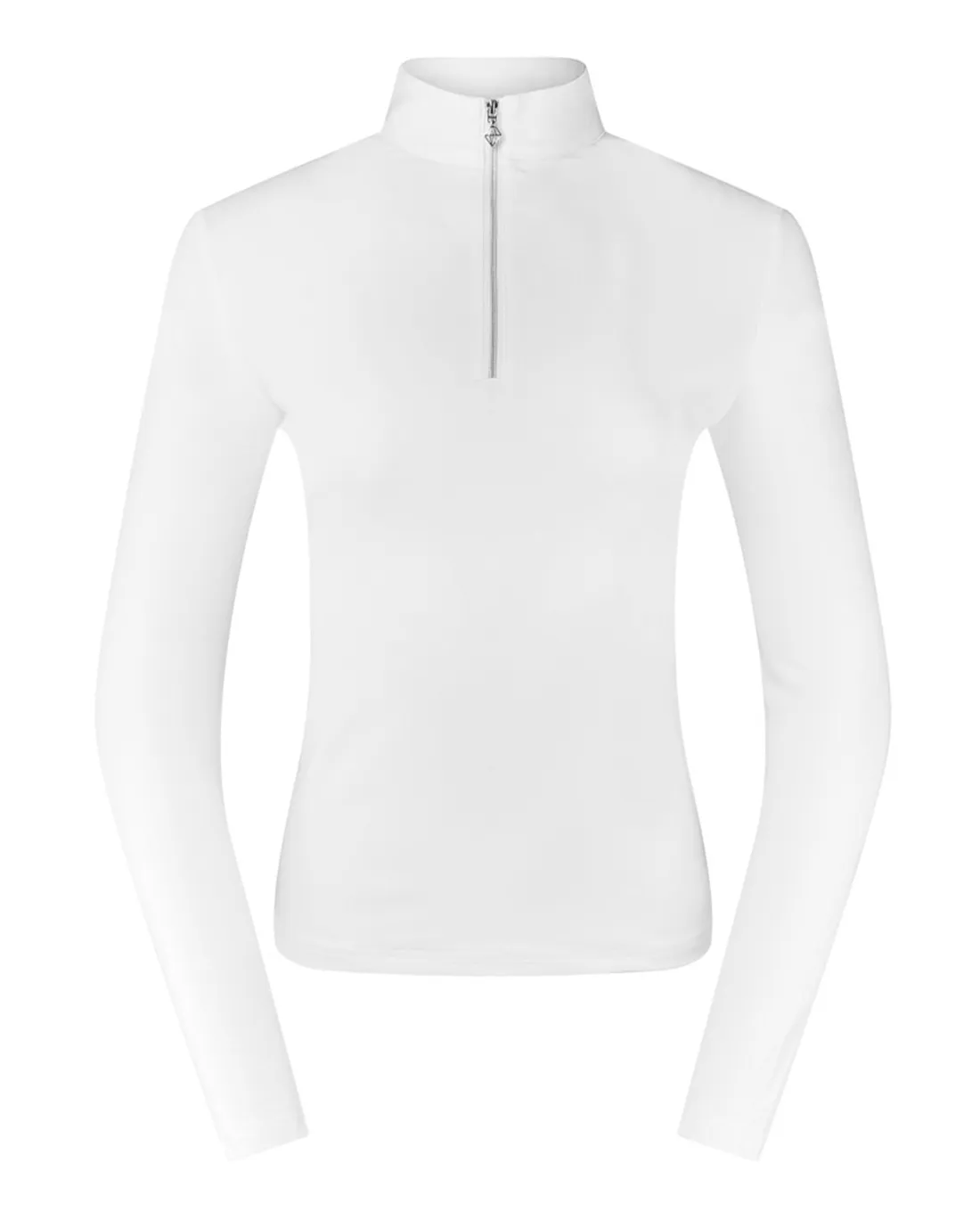 PURE GOLF Tranquility Mid-Zip Top 443 White