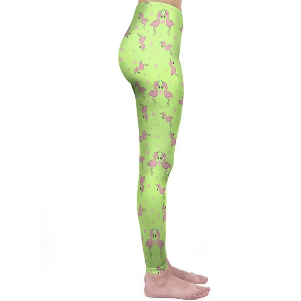 Regular Leggings (8-12 UK Size) - Flamingocorn