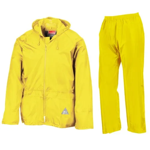 Result Mens Heavyweight Waterproof Rain Suit (Jacket & Trouser Suit)