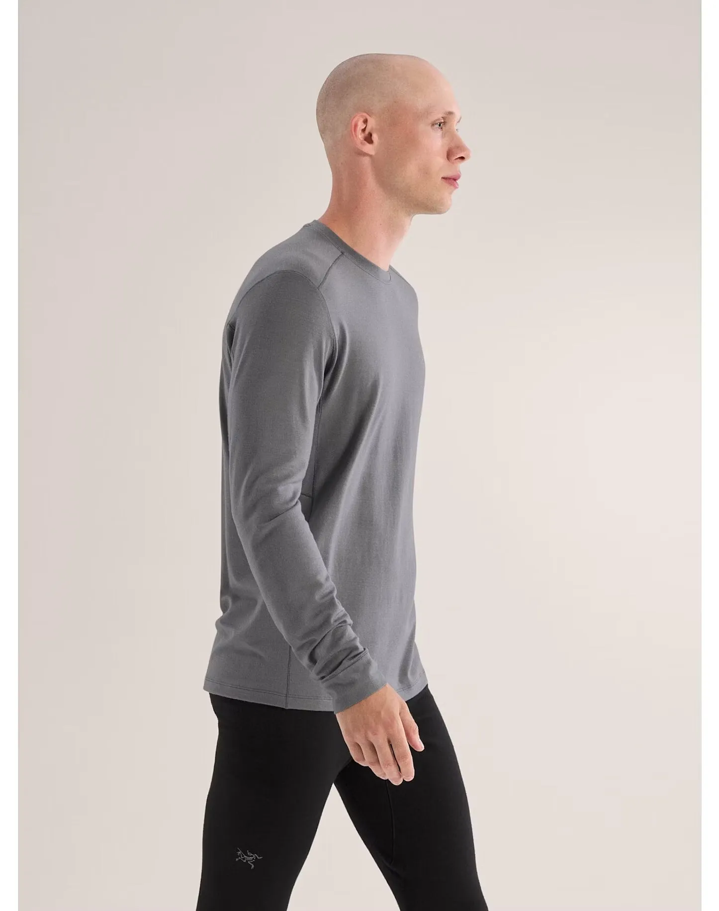 Rho Merino Wool Crew Neck LS Men's