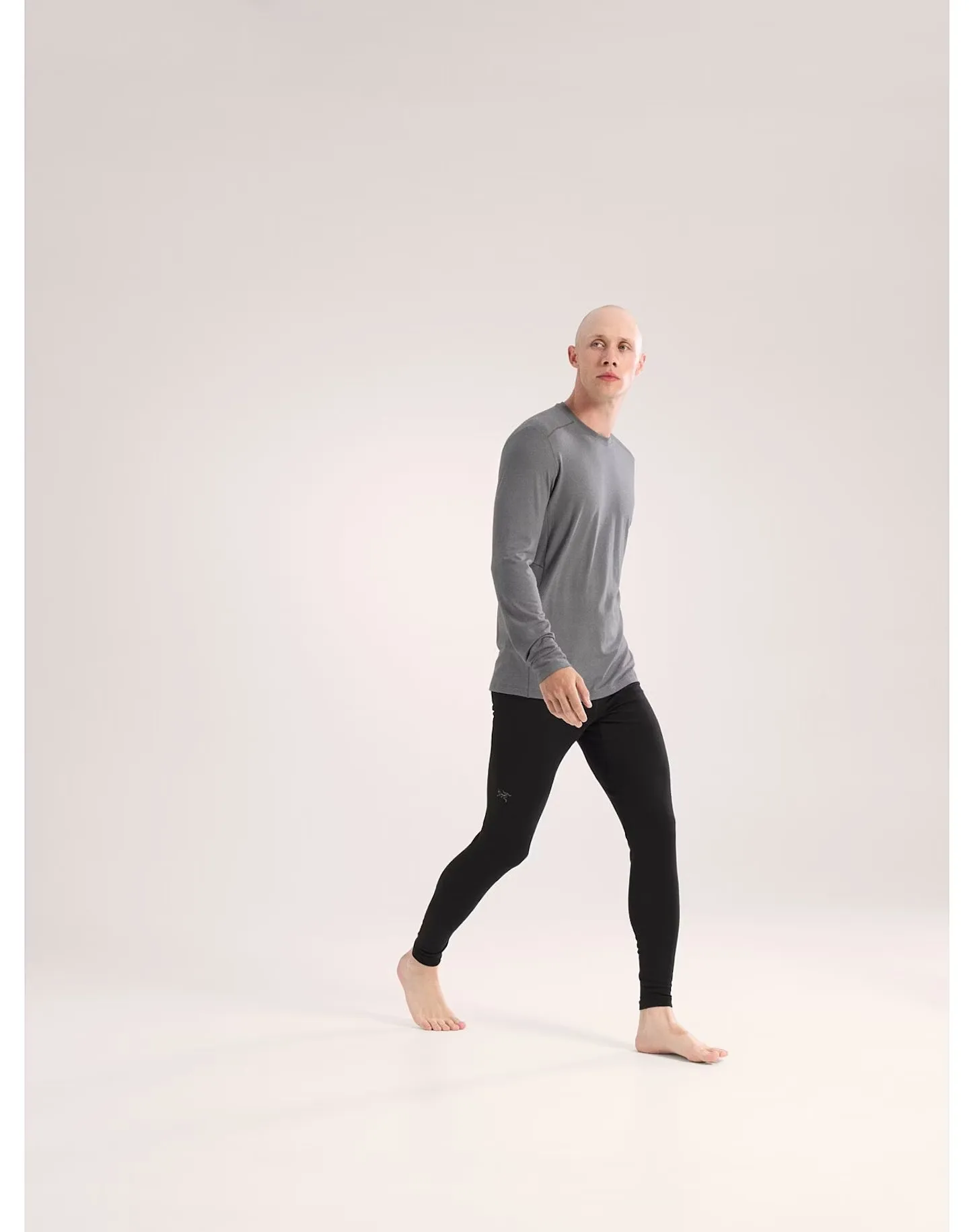 Rho Merino Wool Crew Neck LS Men's