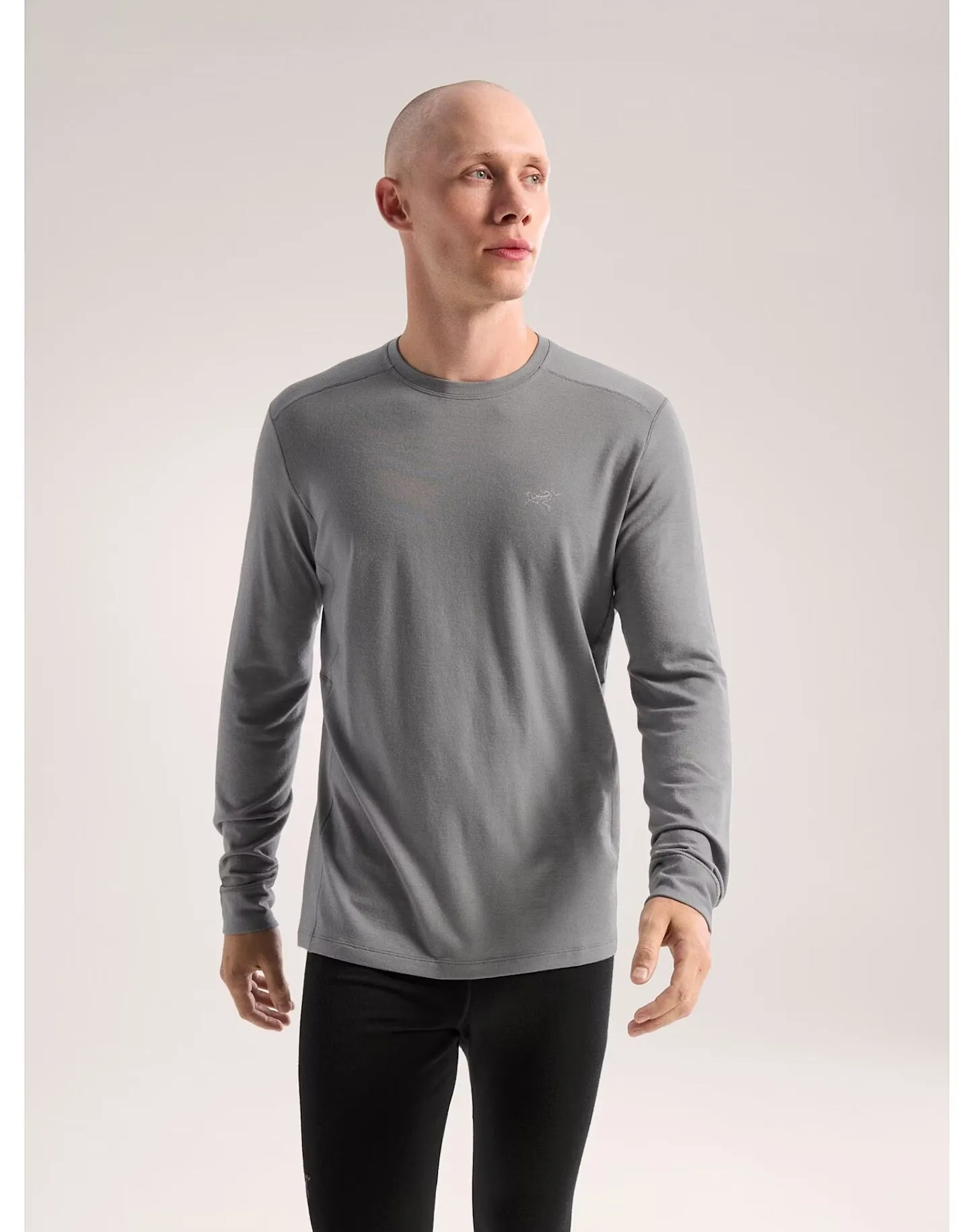 Rho Merino Wool Crew Neck LS Men's