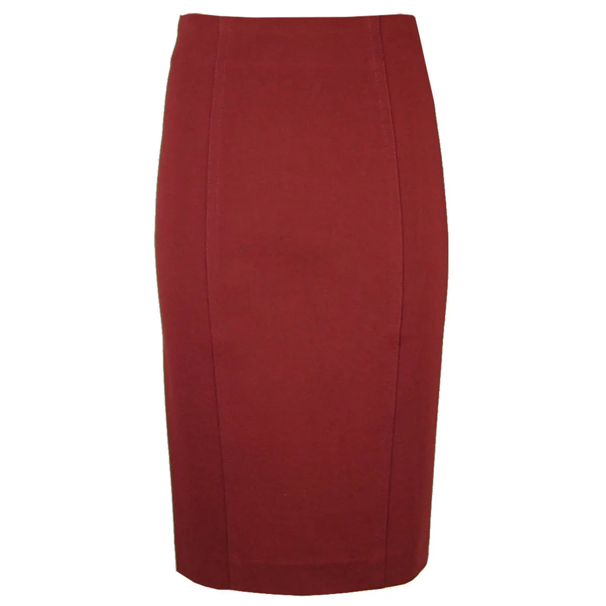 Stretch Ponte Pencil Skirt