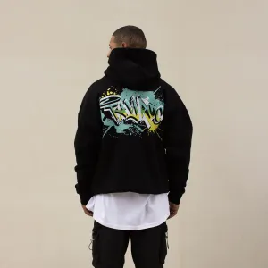 Tayroc Graffiti Hoodie Black