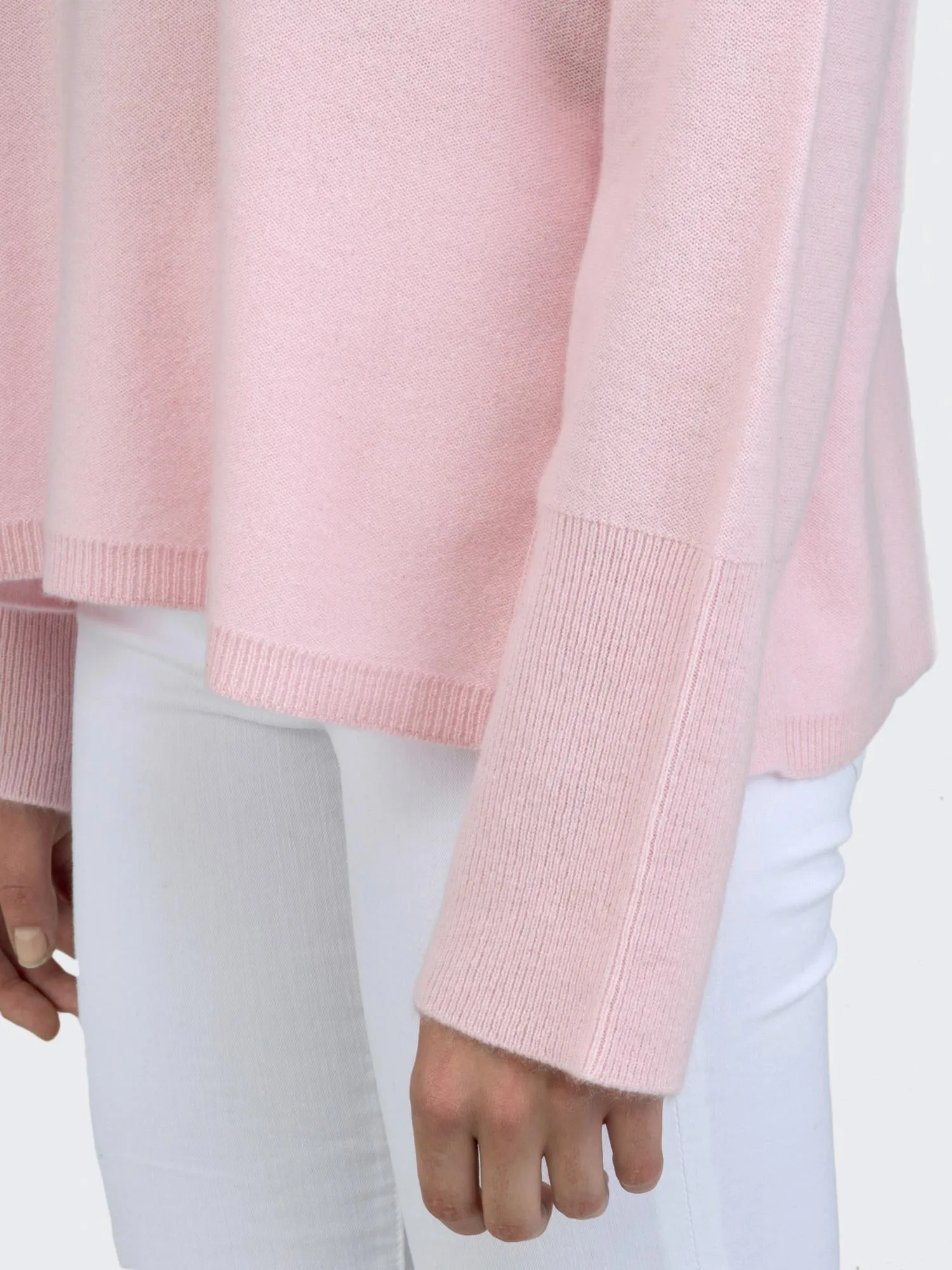 Turtleneck Loosefit Tunic_Pink