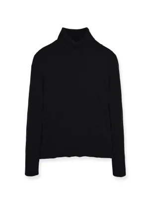 Turtleneck Slimfit Sweater_Black