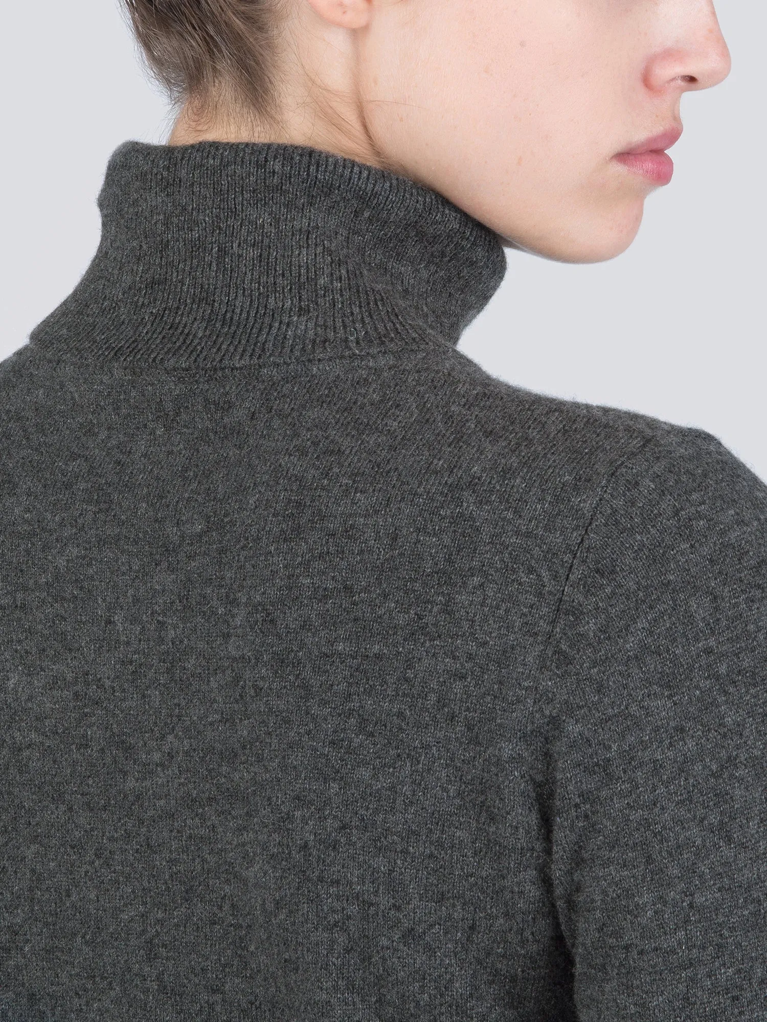 Turtleneck Slimfit Sweater_Graphite