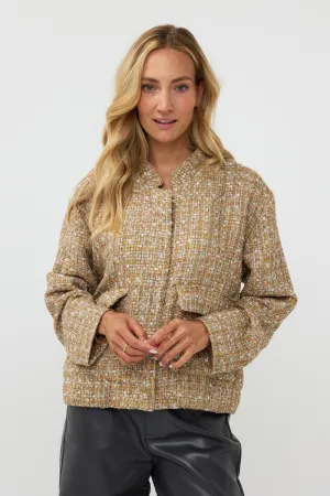 Tweed Bomber Jacket