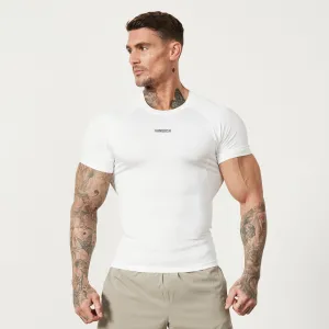 Vanquish Utility White Short Sleeve Base Layer Top