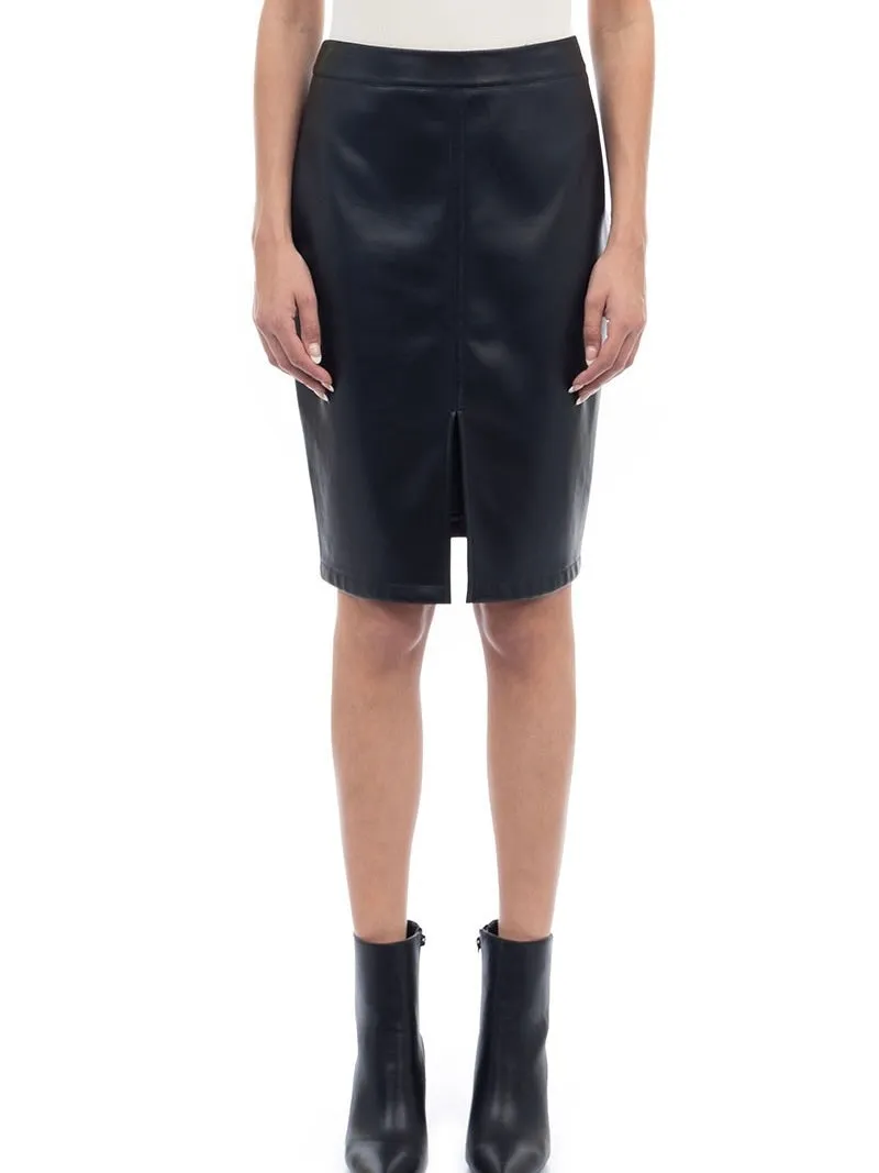 Vegan Leather Pencil Skirt