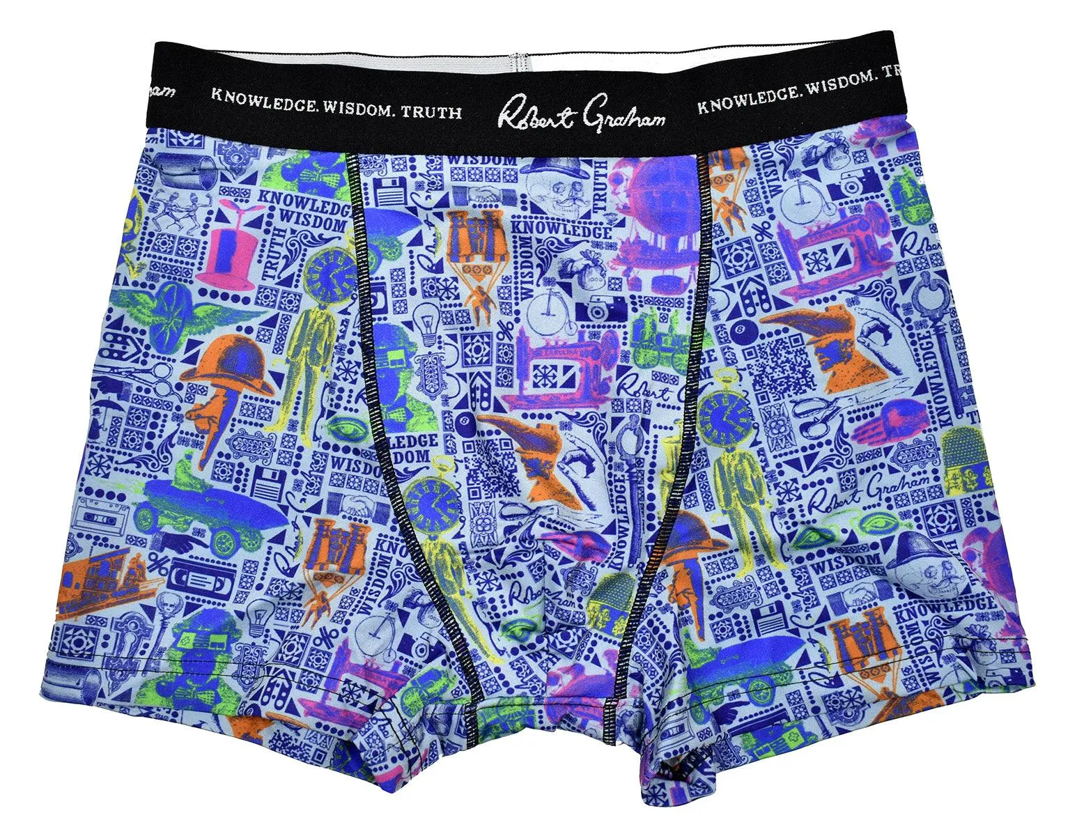 ZRG043 Robert Graham Eclectic Abstract Boxer